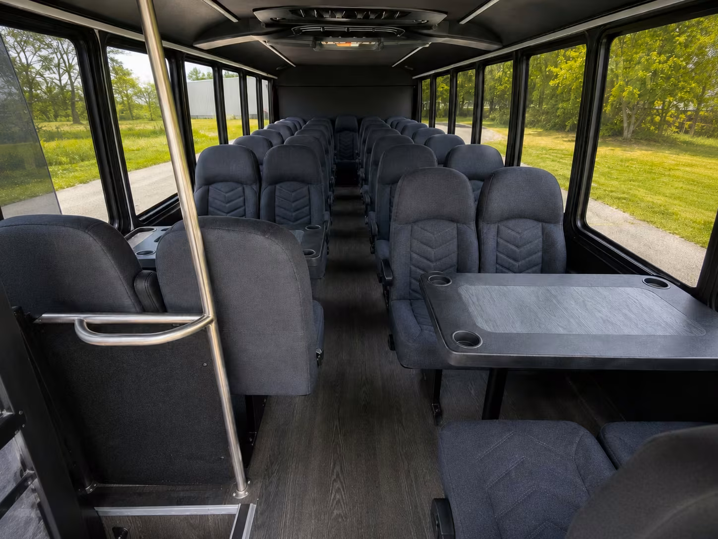 15 passenger minibus inside