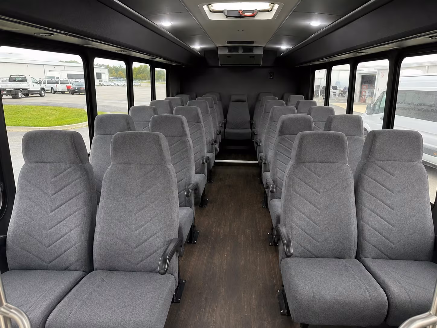 15 passenger minibus interior