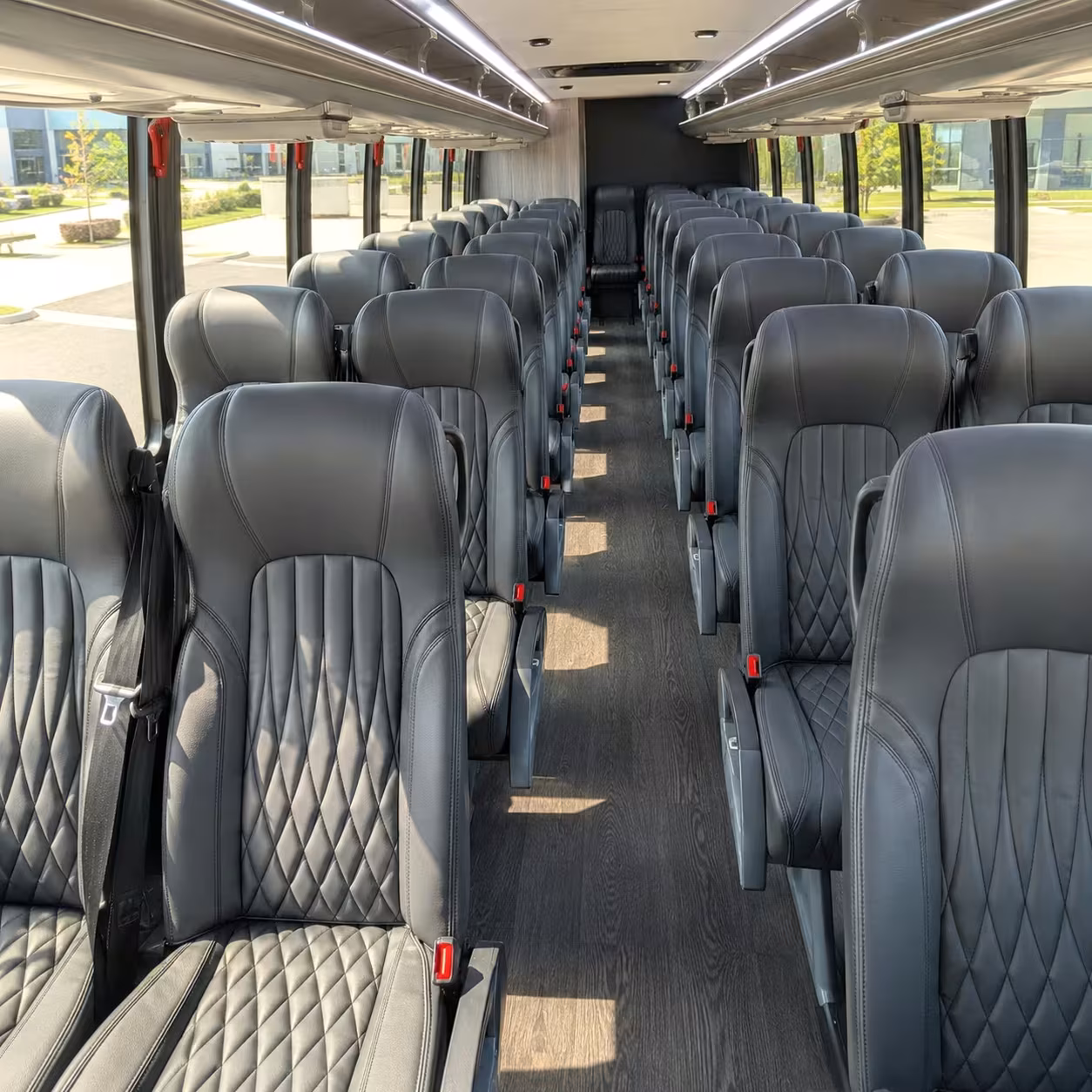 25 passenger minibus inside