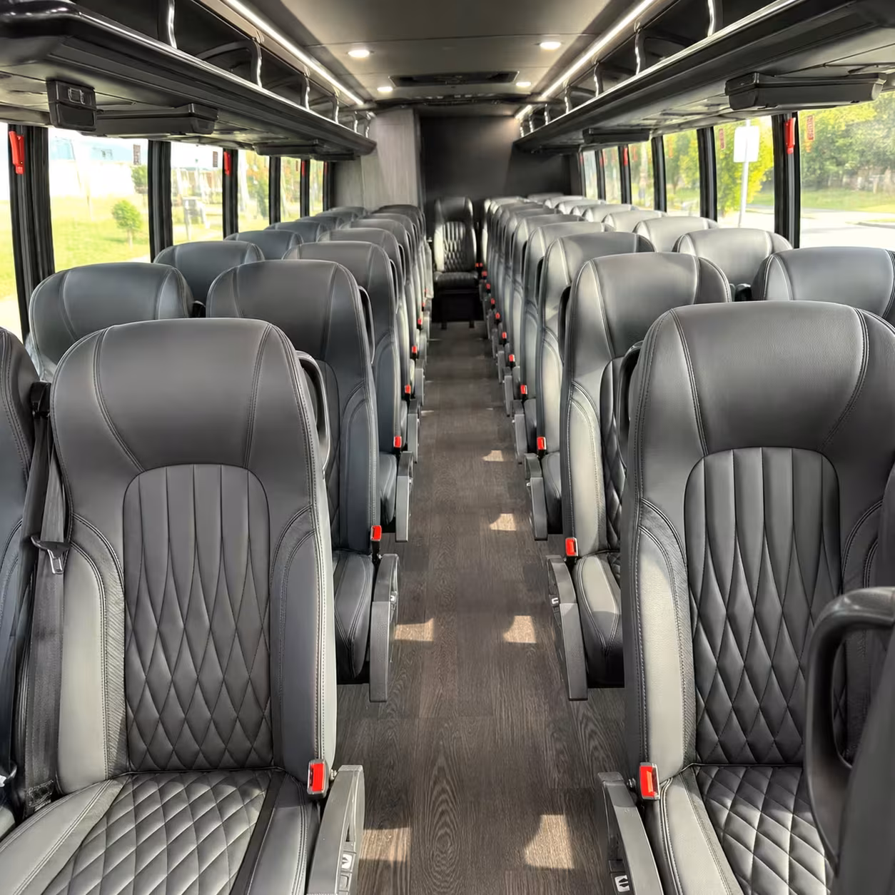 28 passenger minibus inside