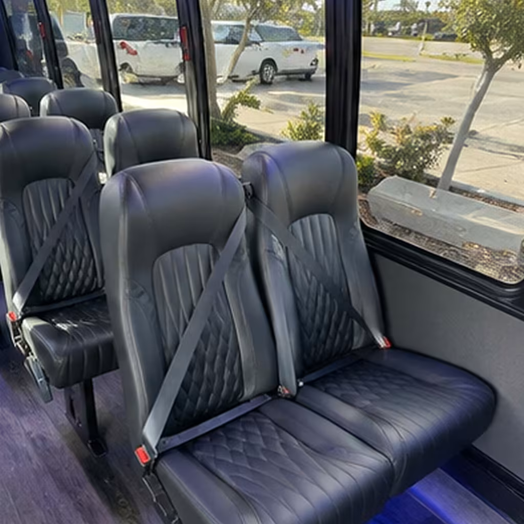 30 passenger minibus inside