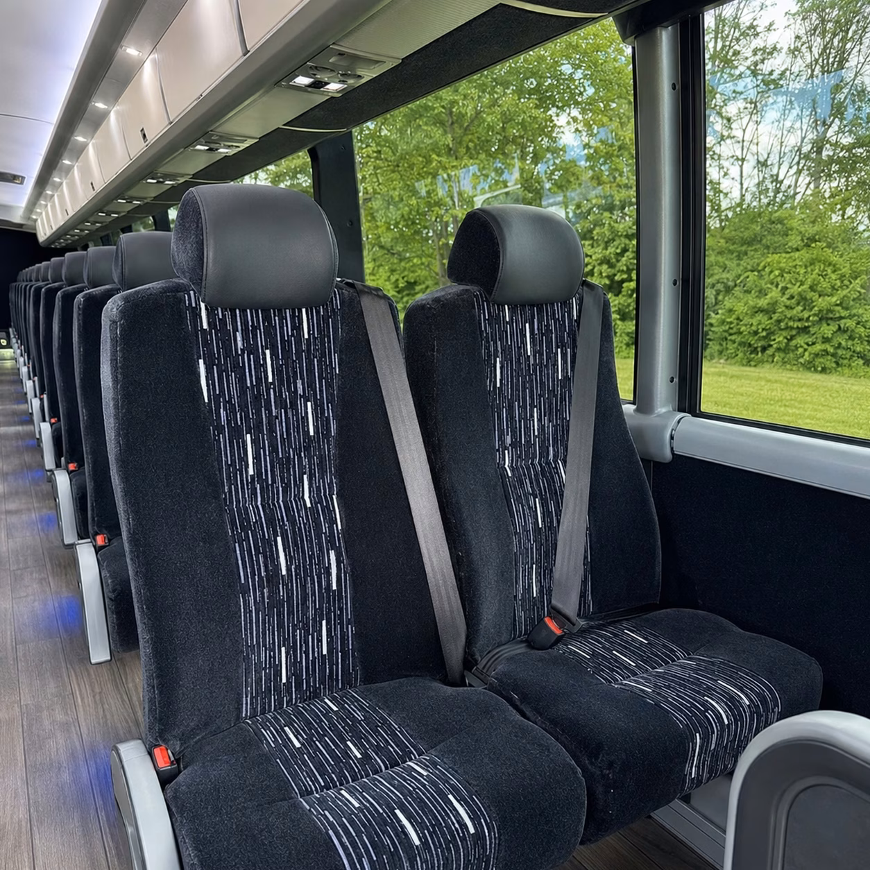 bus type changes what you ll pay for a montebello charter bus rental