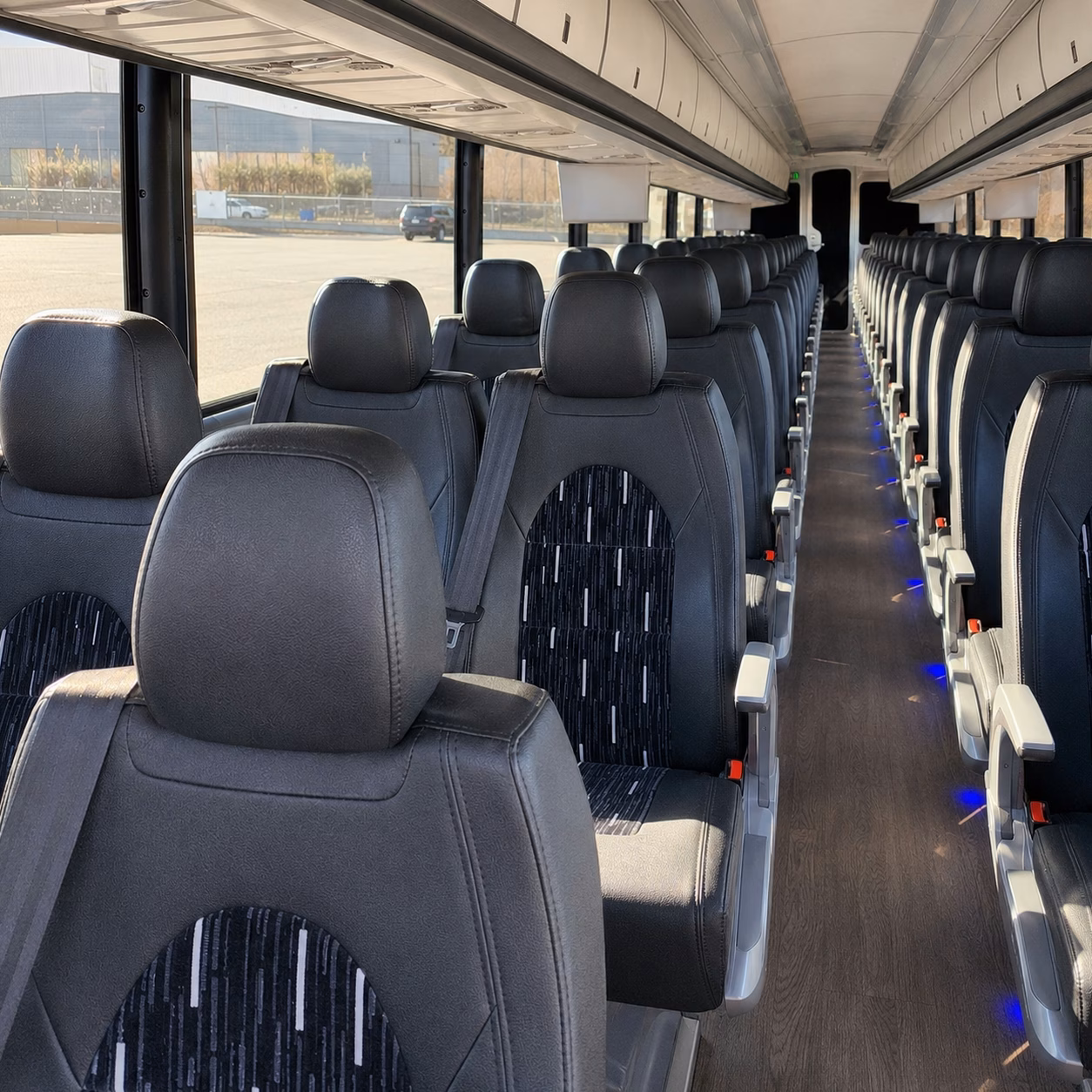 montebello charter bus interior