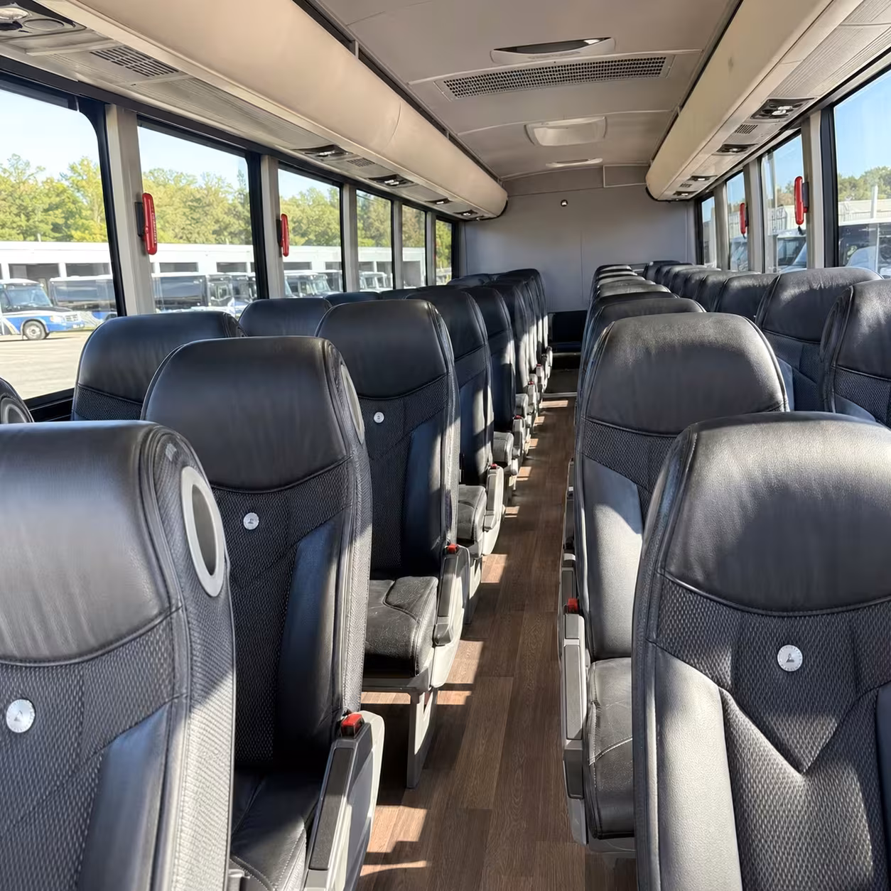 montebello sports team and fan group charter buses