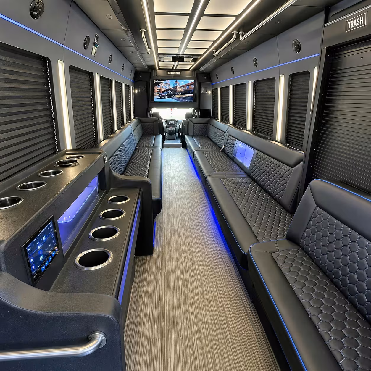 party bus interior