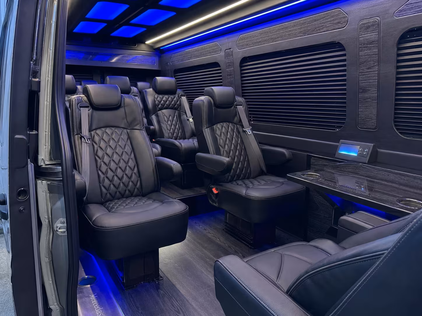 sprinter van transportation for groups and events across montebello